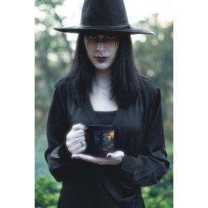 Halloween 15oz. Ceramic Coffee Mug Scary Scene Great Ghostly Gift Spooky Season